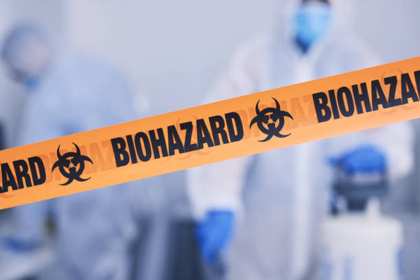 Professional Biohazard technician working in Oakland, FL